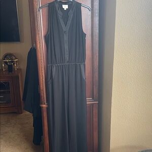 ECI Black Sleeveless Jumpsuit
